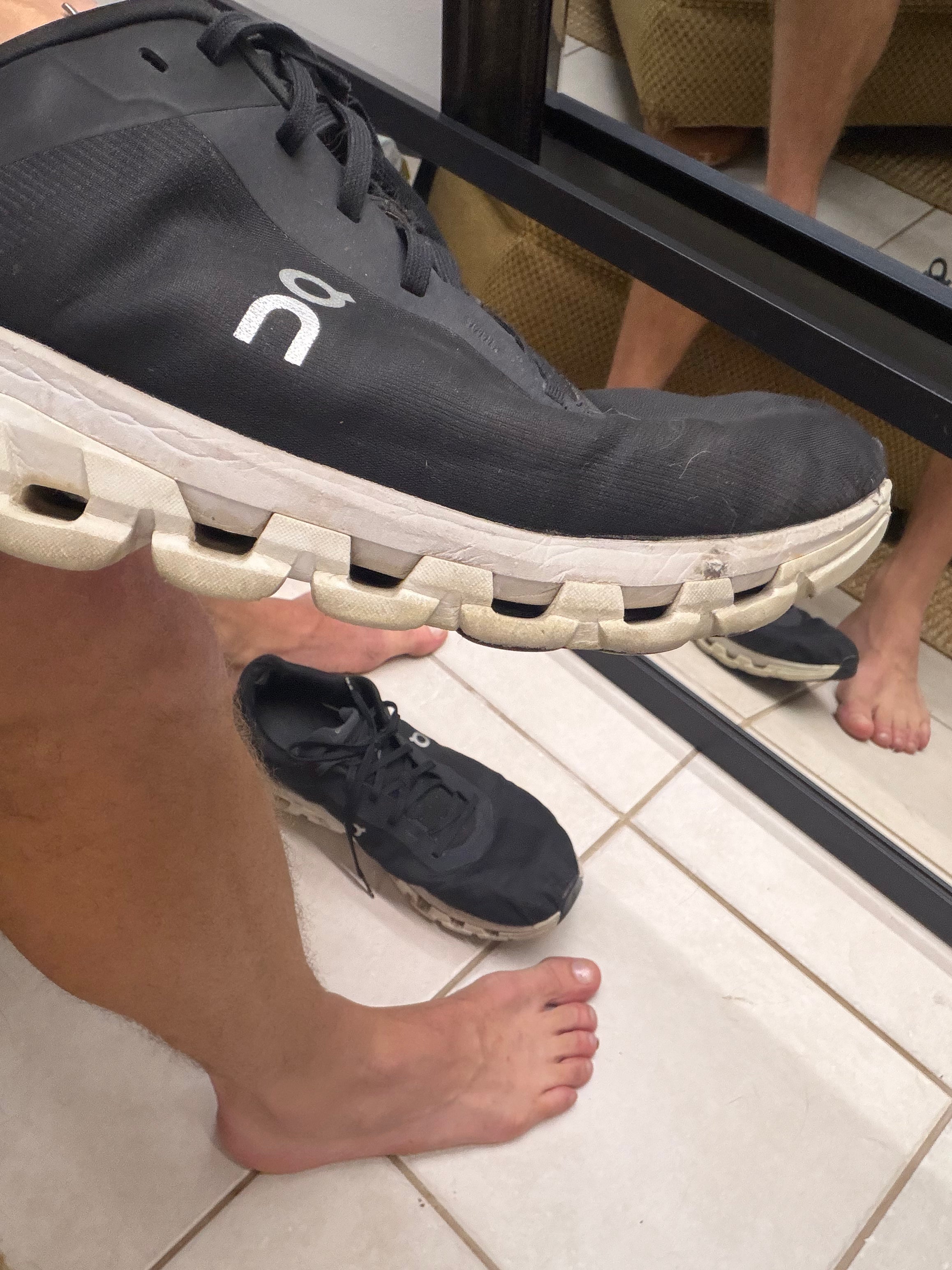 on cloud running shoes